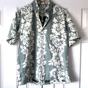 Cooke street green white Hawaiian Shirt